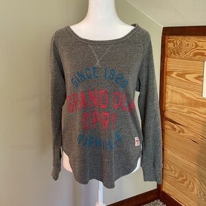 Sportiqe Grey Grand Ole Opry Nashville Long Sleeve Sweatshirt Small